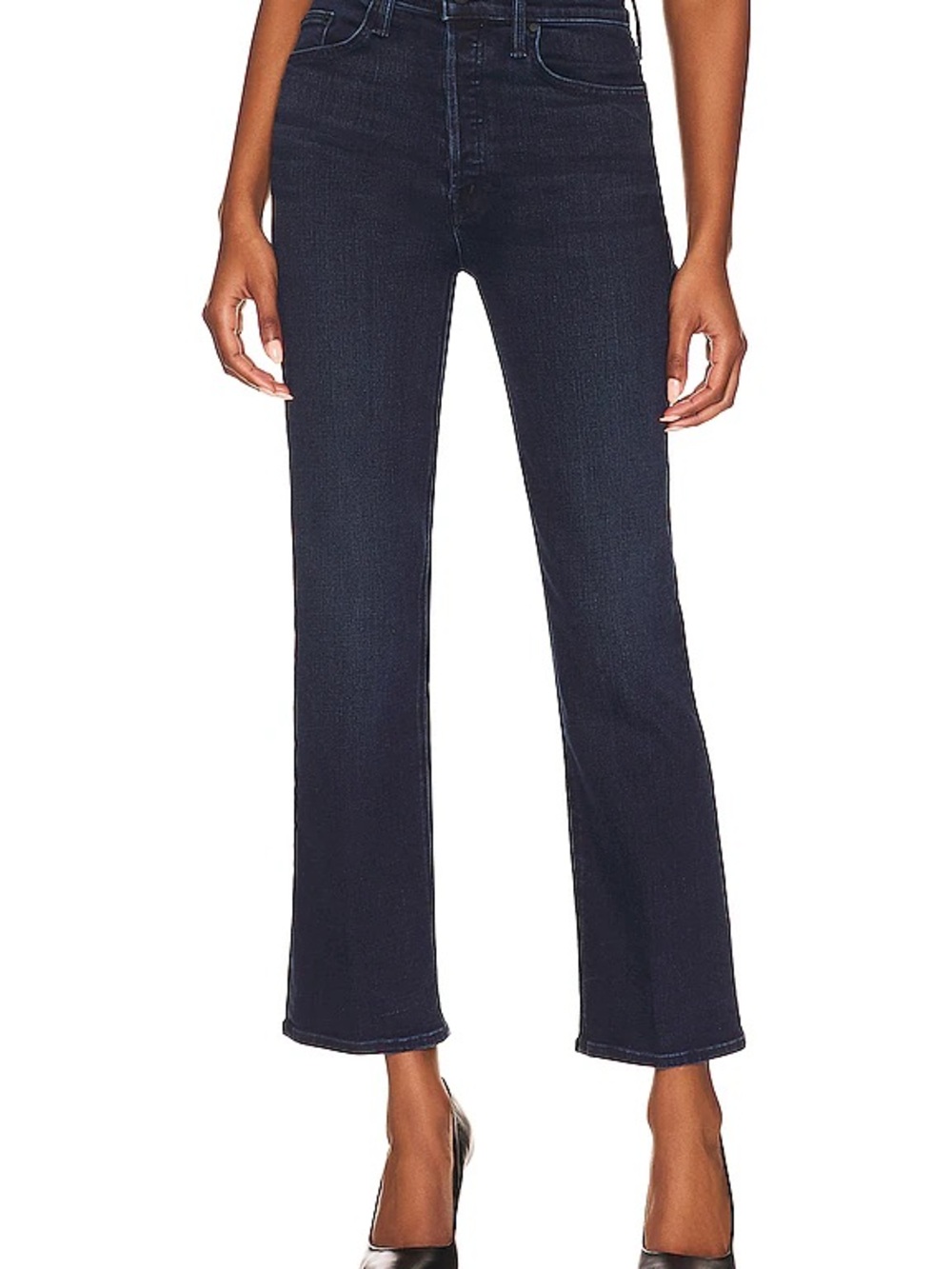 MOTHER The Tripper Ankle 26 in Catch Me If You Can Dark Denim